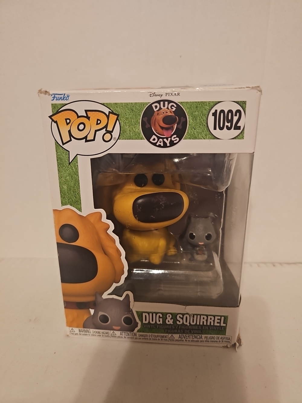 Funko Dug Days POP! Vinyl with Green Box Art and Gray Squirrel